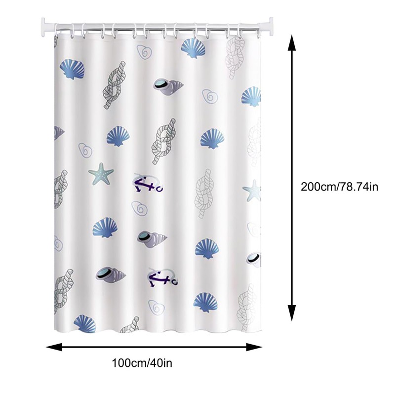 Cawtiuly Animal Patterns Shower Curtains Waterproof Washable Fabric Bath Curtain