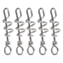 5 Pcs Bird Parrots Foot Ring Buckle Stainless Steel Foot Ring for Small Medium BirdsM