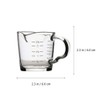 Cabilock Double Spouts Espresso Shot Glass Cup with Scale Temperature