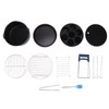 For Air Fryer Pans Set Heatproof Easy Cleaning Stainless Steel