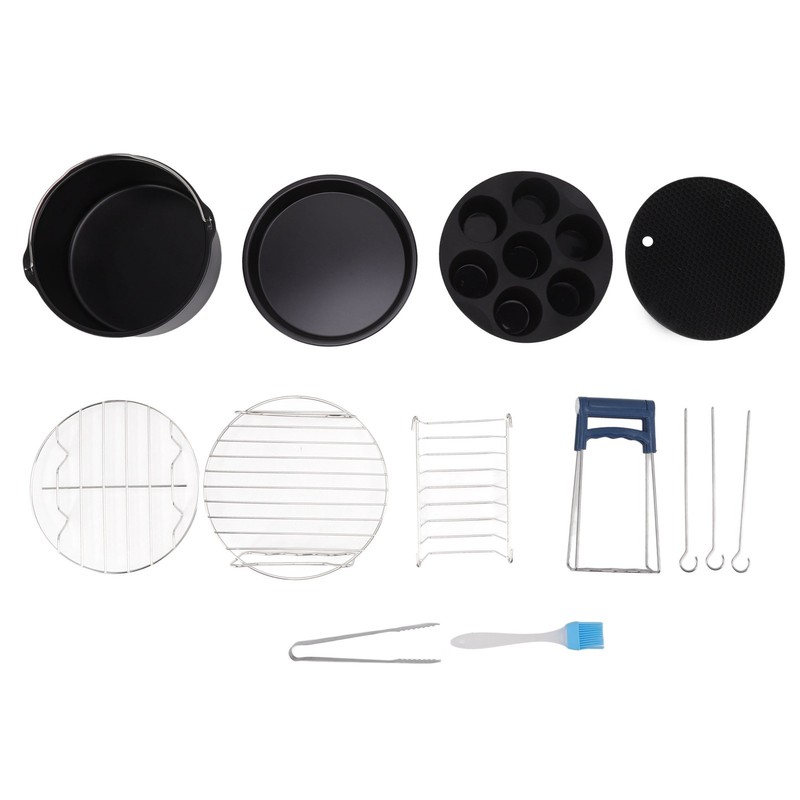 For Air Fryer Pans Set Heatproof Easy Cleaning Stainless Steel