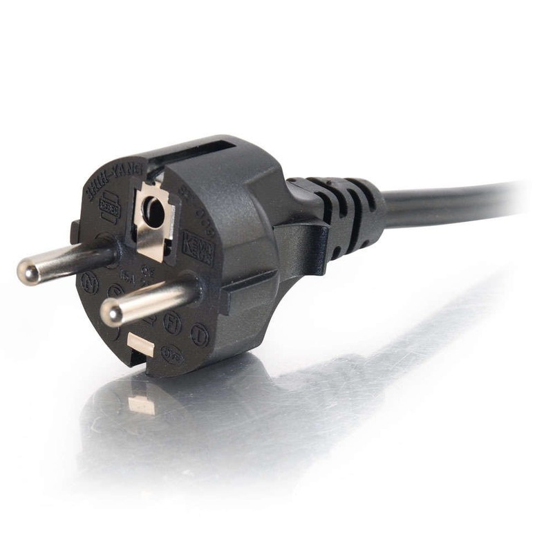 C2G 88542 1M Strom Kabel (IEC320C13 to CEE 7/7) 3