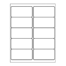 (50 Sheets, 500 Labels) Sticker Paper, 2" x 4" Shipping Address Labels, 10 Per Page Self Adhesive Mailing Label for Laser and Inkjet Printers