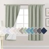 H.VERSAILTEX Linen Look 100% Blackout Curtains 63 Inches Long for