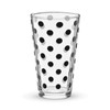 Moonlight4225 Polka Dots Pint Glass, Polka Dot Pint Glasses, 16oz