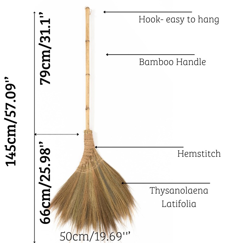 TTS For Home Vietnamese Natural Soft Broom - Broom Grass