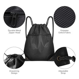 Czyan Drawstring Bag, Drawstring Gym Bag Swim Bag Pe Bags For Kids Waterproof Swimming Sports Back Pack Drawstring Gym Bag Suitable For School Beach Travel