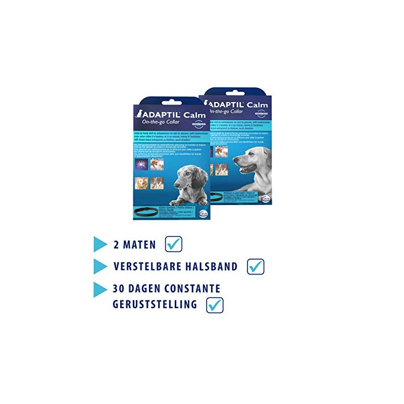 Adaptil - Adjustable Collar, Calming and Comfort, M-L Dog
