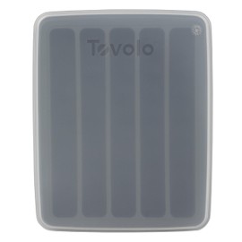 Tovolo Cubo de agua de silicona estrecho molde de hielo para congelador hace 5 varillas delgadas congeladas para deportes, refrescos embotellados y be