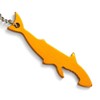 Komonee Shark Gold Bottle Opener Key Chain Metal Sea Life