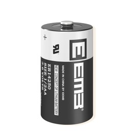 EEMB ER14250 Battery 1/2AA 3.6V Lithium Battery Li-SOCL₂ Non-Rechargeable XL-050F SB-AA02 LS14250 for Dog Collar Meter Sensor Movement Monitor/Home Security System/Alarm System