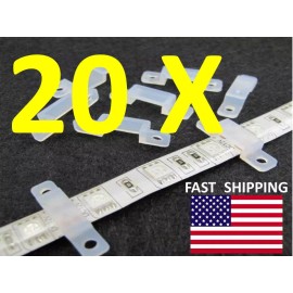 CH  20pcs. --- MOUNTING CLIP - HARDWARE part accessory 16.4ft LED Strip Light part