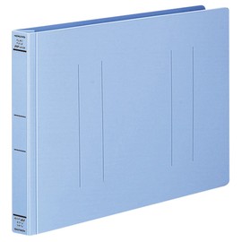 Kokuyo flat file PP Cover Resin Binding Hardware 2 Hole A4 (250 Sheets Accommodate Blue Flat – hw15nb