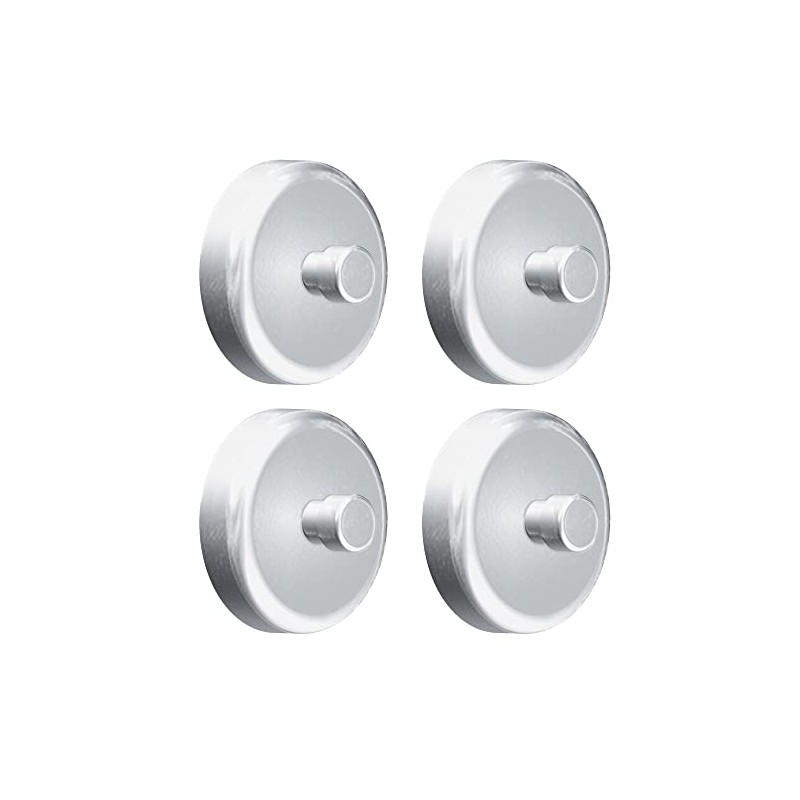 Kantek Magnets for Acrylic Glove/Paper Towel Dispensers, Clear, Set of