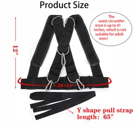 Youth Sled Vest Harness,Tire Pulling Harness Workout Training Sled Vests Sports Training Harness for Small Women and Children