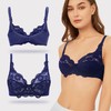 brasier para mujer, brasier de encaje, brasier de cobertura completa