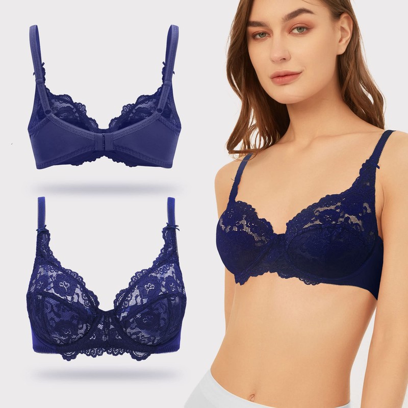 brasier para mujer, brasier de encaje, brasier de cobertura completa