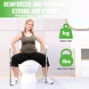 ZOLIQUEX Toilet Safety Rail for Seniors with 2 Reinforced Nuts,