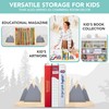 Wooden Mountain Book Ends for Kids Books - Mountain Bookends