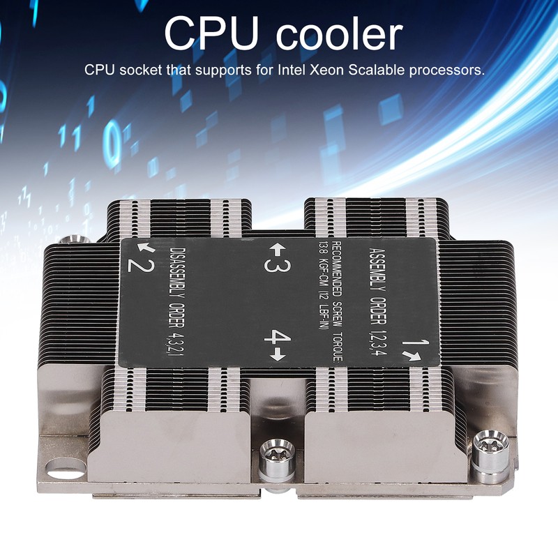 SNKP0067PS LGA 36470 1U X11 for Purley Platform CPU Heat