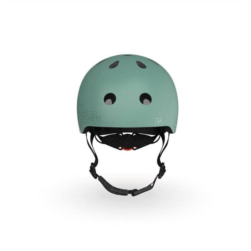 Scoot&Ride Unisex Youth Helmets XXS, Reflective Forest, S
