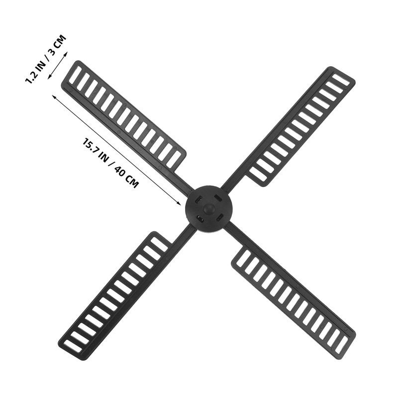 Warmhm 1 Set Fan Plastic Windmill Wind Mill Leaf Garden