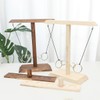 Namvo Wooden Ring Toss Tabletop Hook Ring And Wooden Party