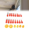 Topyond 16pcs Stainless Steel Caulking Nozzle Applicator and 6pcs Connection