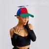 Framendino, Rainbow Propeller Hats Detachable Helicopter Top Cap Baseball Hat
