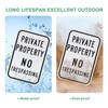 M METERXITY 2-Pack Private Property - No Trespassing Sign, 12