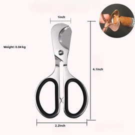 Cigar Cutter Stainless Steel Double Blade Guillotine Cigar Scissors Cutter for Cigars