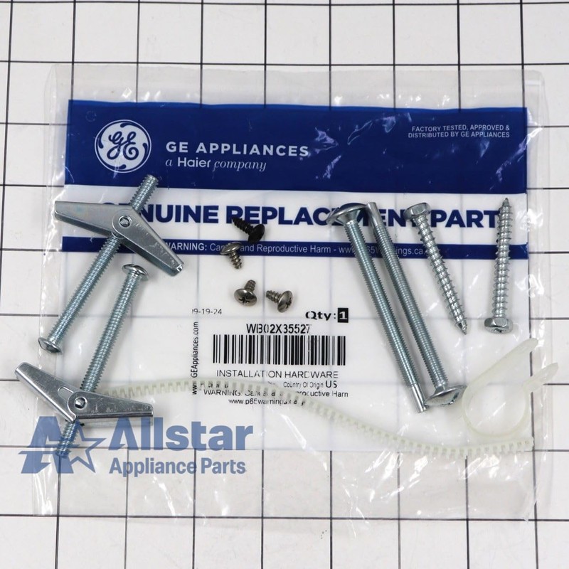 WB02X35527 Microwave Installation Hardware Kit