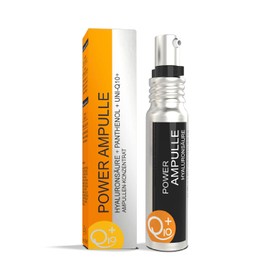 Uniq10ue Power Ampulle mit Q10, vegan, Bio-Hyaluronsäure, Anti-Aging, Feuchtigkeit, Intensivkur für Gesicht, Hals und Dekolleté, Made in Germany, 35 ml
