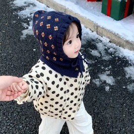 Children's Korean Style Balaclava Rafa Hat for Fall/Winter, Thick & Warm lf2357 One Size/Style 5 3ea