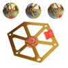 Woodworking Angle Ruler Hex Magnetic Aluminum Alloy Table Saw Adjustment