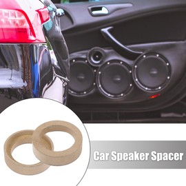 X AUTOHAUX 2Pcs Car Speaker Spacer Ring 50mm ID for 1.2 Inch Speakers