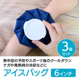 ENN LLC Ice Bags Icing Sandbags Heat Stroke Prevention Cooling Supplies Cool Down Set of 3 (6")