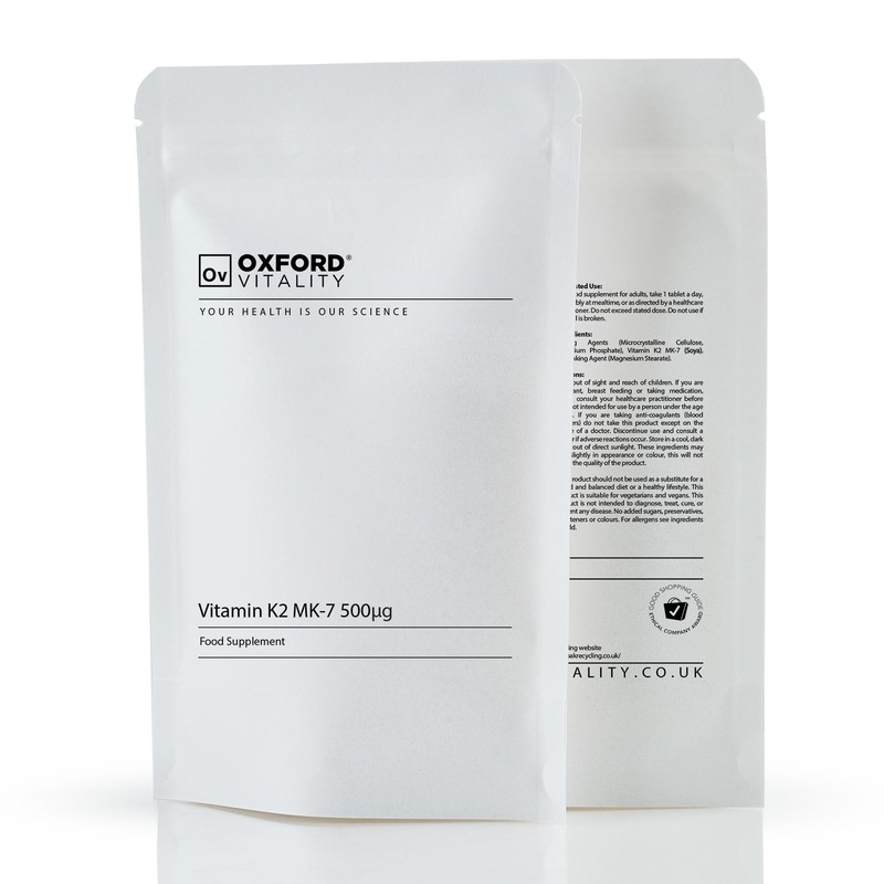 Vitamin K2 MK-7 | High Strength 500µg Tablets for Blood