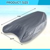 Mindsoft UV Resistant Inflatable Dinghy Boat Cover, Waterproof 420D Marine