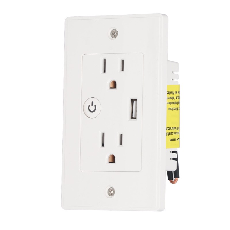 Smart Wall Outlet USB Voice Control Multifunctional WiFi Wall Socket