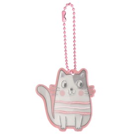 moses Unisex Youth Moses. Dobbeltsidet Reflective Sikkerhedsvedhæng Dyredesign Glimmis Reflector Cat Double-Sided Reflective Safety Pendant in Animal Design, Colourful, Normal EU