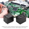 EATAKWARD 6Pcs JQC-3FF-S-Z 5 Pin Mini Power Relay, 12V DC