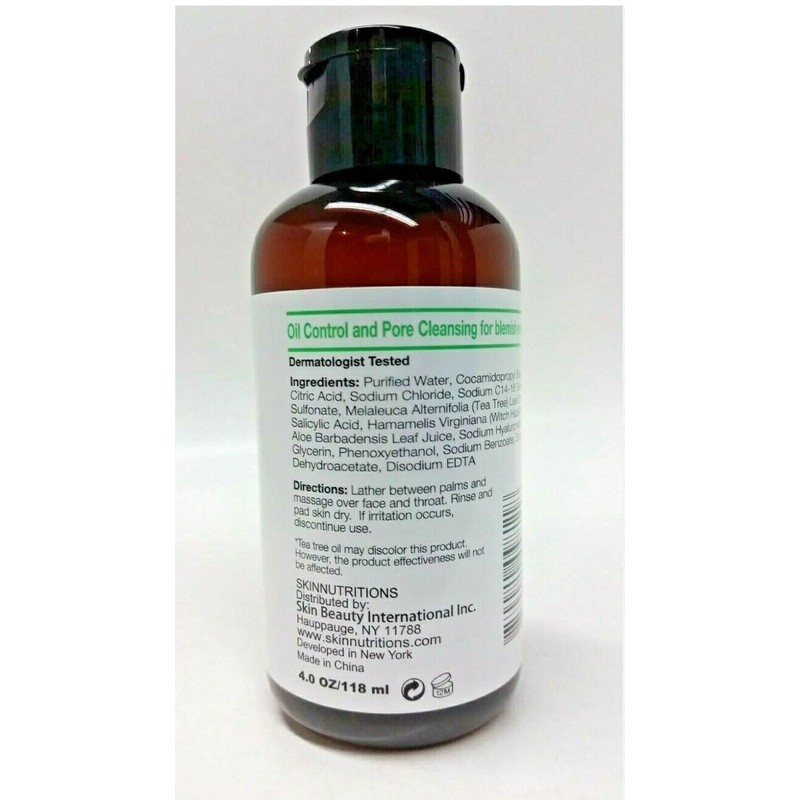 Skin Nutrition Botanicals Tea Tree Oil + Salicylic Acid Balancing