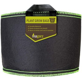 Magarz Fabric Flower Pots Garden Felt Grow Bags with Handle (50 Gallon)