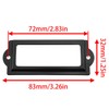 Dsjnf Metal Label Holder Black Metal Library Label File Drawer