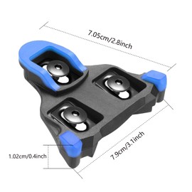2 Pcs Bike Cleats, Road Bike Cleats, Float Self-Locking Cycling Pedal Cleats, Indoor Bikes Pedals Cleats, for Shimano（SH10/11/12 105/UT/DA） Bicycle Replacement Cleats, Indoor Cycling or Road Bike