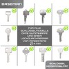BASEMAN® Key Organiser – Replacement Part Set (Aluminium Shells +