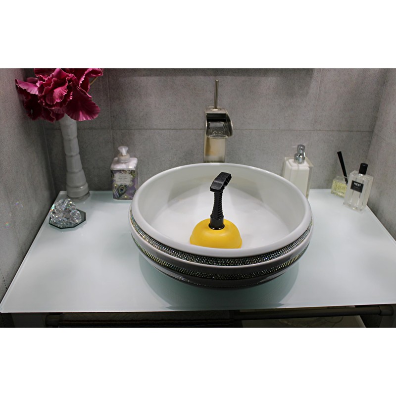 Mini Sink Plunger for Kitchen, Bathroom, and Shower Drains -