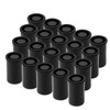 35mm Caliber Plastic Film Canisters -20pc (Black)