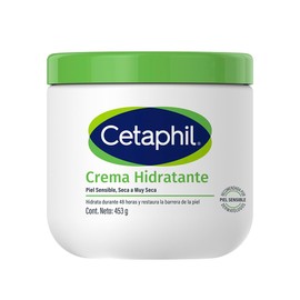 CETAPHIL Crema Hidratante 1 pz 453 g Restablece la Barrera Natural de la Piel en 1 Semana Recomendada por Dermatlogos para Piel Sensible              